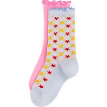 U.S. Polo Assn. Kız Çocuk 2'li Soket Çorap 50298852-VR003