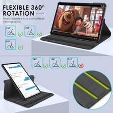 TEKNETSTORE Xiaomi Redmi Pad Se 11 Inç Tablet Uyumlu Uyku Modlu 360 Döner Pu Deri Kılıf Seti