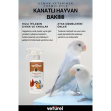 Veturel Kanatlı Hayvan Bakım Spreyi 1000ml Kuş Tavuk Kanarya Tüy Bakımı Göz Ayak Yara