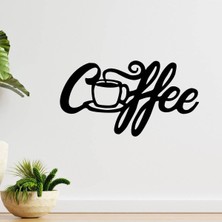 Modat Dekoratif Coffee Bar Ahşap Duvar Yazısı Kahve Köşesi Duvar Süsü