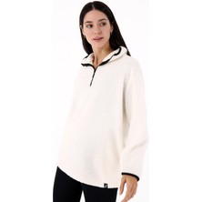 Scorp Cheer Casual Kadın Peluş Mont Ekru