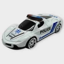 Asya Metal Mini Polis Arabası  8 cm - Polis - 7