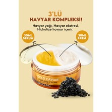 Altın, Havyar Içeren 2li Serum ve Krem Maxclınıc Gold Caviar Serum And Cream