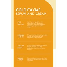 Altın, Havyar Içeren 2li Serum ve Krem Maxclınıc Gold Caviar Serum And Cream