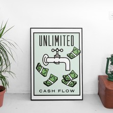 "unlimited Cash Flow" Poster Tablo