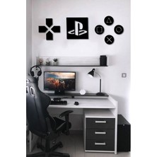 Gamer Oyuncu Playstation Kafe Duvar Dekor Tablo Hediyelik Eşya Duvar Süsü