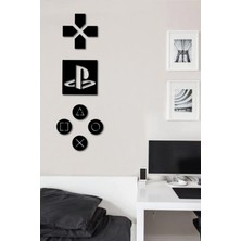 Gamer Oyuncu Playstation Kafe Duvar Dekor Tablo Hediyelik Eşya Duvar Süsü
