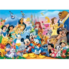 Educa Çocuk Ahşap Puzzle 100 Parça Disney Harikalar Diyarı