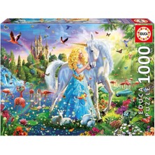 Educa Puzzle 1000 Parça The Princess & Unicorn 17654