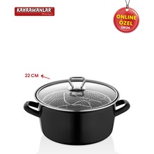 Cips Chef 22 cm Emaye Kızartma Tenceresi