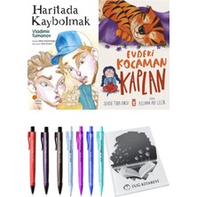 Evdeki Kocaman Kaplan ve Haritada Kaybolmak 2li Set