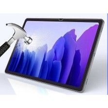 Ekılıf Samsung Galaxy Tab Active Pro T547 - Ekran Koruyucu Tablet Temperli Cam Koruma - Şeffaf