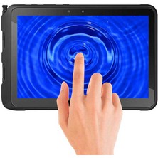 Ekılıf Samsung Galaxy Tab Active Pro T547 - Ekran Koruyucu Tablet Temperli Cam Koruma - Şeffaf