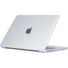 Macbook 14.2' 2021 - Alt ve Üst Koruyucu Msoft Kristal Kapak - Şeffaf