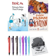 Evdeki Kocaman Kaplan ve Postayla Gelen Deniz Kabuğu 2li Set