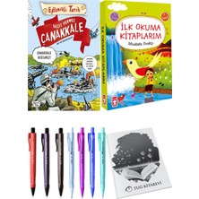İlk  Okuma Kitaplarım 10 Kitap ve Geçit Vermez Çanakkale 2li Set