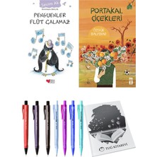 Portakal Çiçekleri ve Penguenler Flüt Çalamaz 2li Set