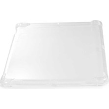 Noktaks - iPad Pro 9.7.inç 2016 A1673-A1674-A1675 - Kılıf Köşe Korumalı Anti Shock Silikon Kapak - Şeffaf