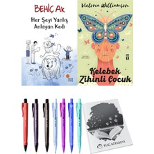 Kelebek Zihinli Çocuk ve Her Şeyi Yanlış Anlayan Kedi 2li Set