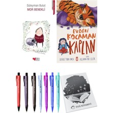 Evdeki Kocaman Kaplan ve Mor Benekli 2li Set