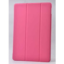 Noktaks - Galaxy Tab S6 10.5.inç SM-T860 - Kılıf Smart Cover Standlı 1-1 Kılıf - Pembe