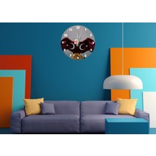 Ti Play Kartal ve Vatan 30 x 30 cm  Akrilik Dekoratif Modern Duvar Saati