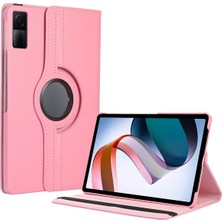 Noktaks - Redmi Pad 10.61.inç - Kılıf Yatay Dikey Dönen Standlı Kılıf - Pembe