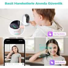 Botslab 360+ C221 Pro 3k 360° Akıllı Güvenlik Kamerası Bebek Monitörü Evcil Hayvan Kamerası İç Mekan Kamerası Ip Kamera Yeni Versiyon (Distribütör Garantili)