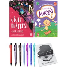 İlk  Okuma Kitaplarım Gezgin Kedi Mırnav 10 Kitap ve Çiçek Ekspresi 2li Set