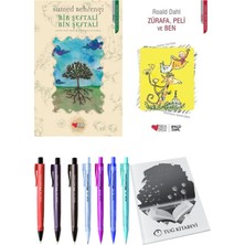 Zürafa, Peli ve Ben ve Bir Şeftali Bin Şeftali 2li Set