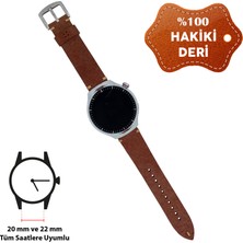 Minval Samsung Galaxy Watch Kordon Watch 6 Classic Watch 4 5 6 Pro 40MM 43MM 44MM 47MM Watch 5 / Watch 5 Pro 40 44 45 Watch 4 40 42 44 46MM Hakiki Deri 20MM Deri Kayış