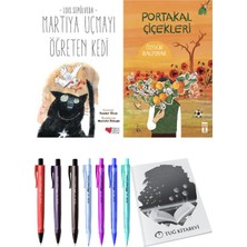 Portakal Çiçekleri ve Martıya Uçmayı Öğreten Kedi 2li Set