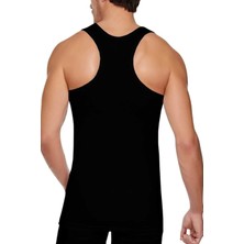 Pierles Erkek Sporcu İçin Uygun Karışık 3'lü Paket Pamuklu Ribana Atleti Rahat Kesim ve Nefes Alabilir