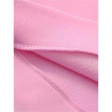 Yeni Sezon 3 Iplik Içi Şardonlu Oversize Pudra Çocuk ve Kadın Sweatshirt Anne-Çocuk Kolesiyonu