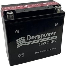 DEEPPOWER 12V 12 AH MOTOSİKLET AKÜSÜ ( 152*70*145) (YB14B-BS)