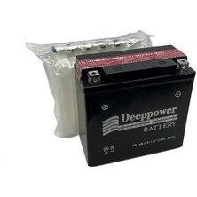 DEEPPOWER 12V 12 AH MOTOSİKLET AKÜSÜ ( 152*70*145) (YB14B-BS)