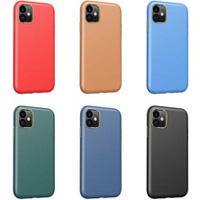 Enfein Apple iPhone 11 Kılıf Natura Kapak - Mavi