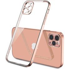 Enfein Apple iPhone 12 Pro Max Kılıf Gbox Kapak - Gold