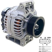 24V ALTERNATÖR DİNAMO 150 A (5 FİŞ SOKETLİ) (W-L-15-S-DFM) MERCEDES ATEGO/ACTROS/AROCS/AXOR