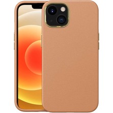 Enfein Apple iPhone 13 Mini Kılıf Natura Kapak - Kahverengi