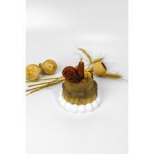Choco Dekoratif Mum, Çikolata ve Vanilya Kokulu Mum pasta