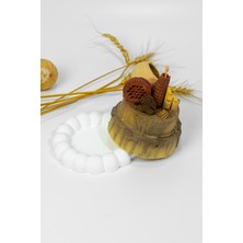 Choco Dekoratif Mum, Çikolata ve Vanilya Kokulu Mum pasta