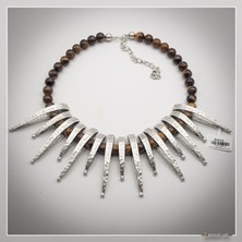 Z Jewelry Art Zulimar - El Yapımı Etnik Otantik Bohem Kadın Kolye