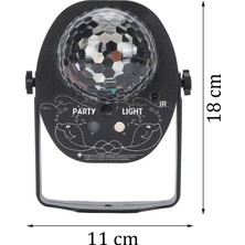 Quenlite Qd-14 Renkli 3in1 Sahne LED Efekt ve Lazer Işık