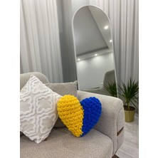 Home Taraftar Kalp Yastık–takım Renklerinde Dekoratif Yastık | Taraftar Renklerinde /fenerbahçe