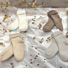 Bebek ve Çocuk Havlu Kaydırmaz Çorap Seti