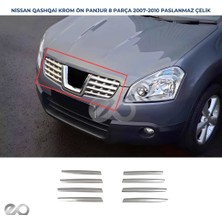 Ebal Oto Nissan Qashqai Krom Ön Panjur 8 Prç. 2007-2010 P. Çelik