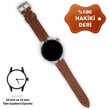 Minval Samsung Galaxy Watch Kordon Watch 6 Classic Watch 4 5 6 Pro 40MM 43MM 44MM 47MM Watch 5 / Watch 5 Pro 40 44 45 Watch 4 40 42 44 46MM Hakiki Deri 20MM Deri Kayış