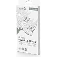 Maks Technology iPhone 14 Pro Max ​​​​​​​​​​​​mkst 3D Rika Temperli Cam Ekran Koruyucu - Siyah