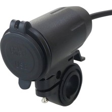 Concord Ch-34 Çift USB Girişli Motosiklet Için Pd Qc3.0 USB Şarj